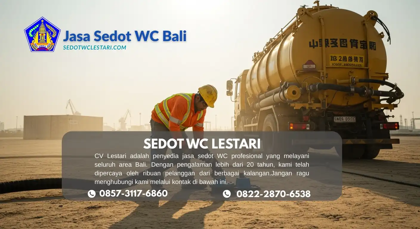 Harga Sedot WC Mengwi Bali Terjangkau, Dijamin Murah